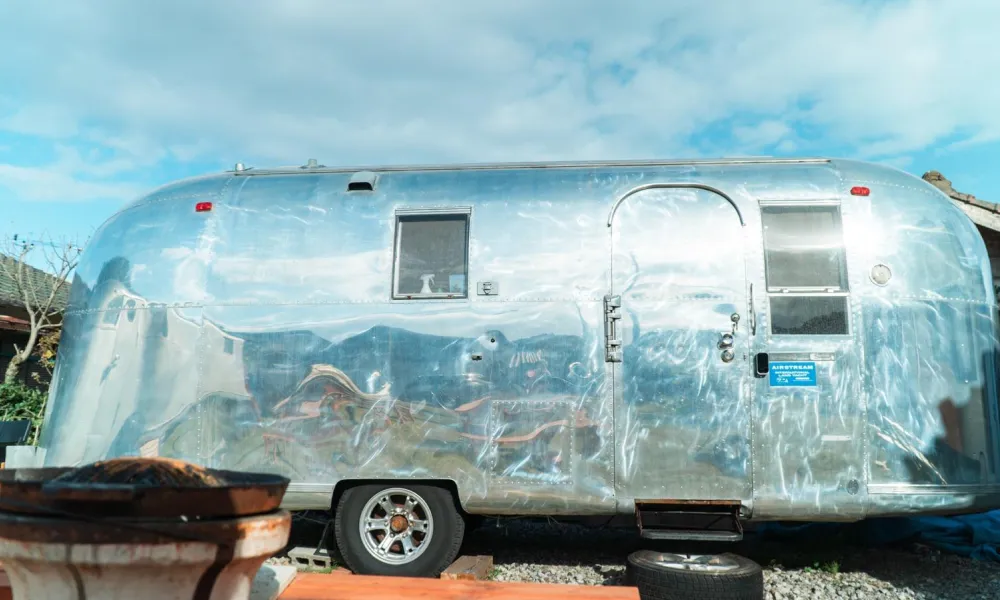 トレーラーハウスの外観